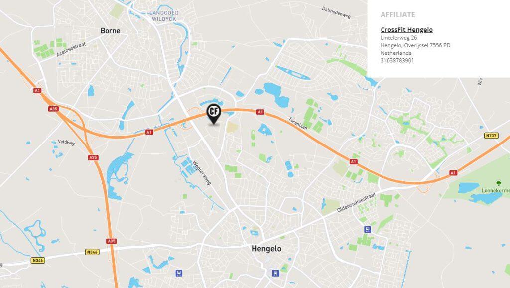 Affiliate locatie van CrossFit Hengelo